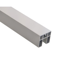 Madlo 60x40mm, L-2500mm pre sklo 8-17.5mm, brúsený povrch Madlo 60x40mm, L-2500mm pre sklo 8-17.5mm, brúsený povrch